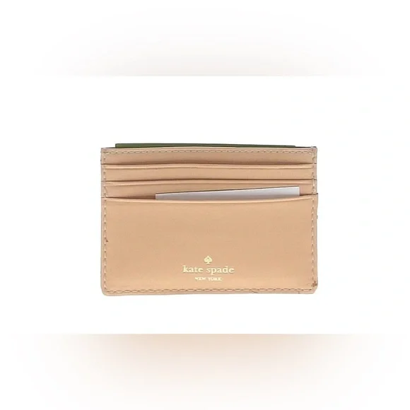 ♠️KATE SPADE♠️Black Wellesley Leather Card Holder with Gift Box/NWT - Picture 3 of 12